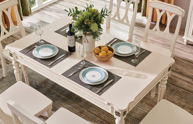 Esstisch Esstische Tische Kolonial Holz Design Klassische Möbel Esszimmer Tisch