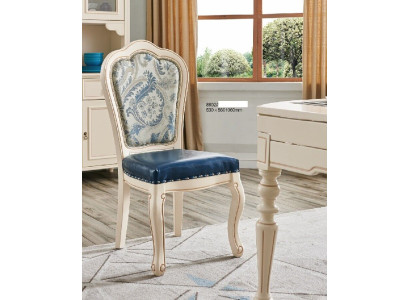 Stuhl Stühle Design Lehnstuhl Holz Polster Klassische Esszimmer Möbel Echtholz