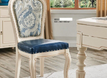 Stuhl Stühle Design Lehnstuhl Holz Polster Klassische Esszimmer Möbel Echtholz