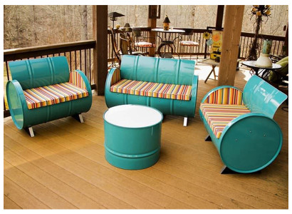 Sofa Set Industrielle Moderne Bank Eisen Textil Restaurant Bank Sofa Aluminium