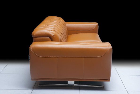 Chesterfield Sofagarnitur Set Braune Couchen Ledersofa Sofa Couch Klassische neu