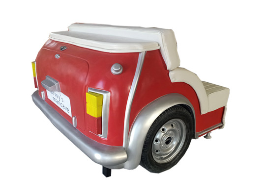 Retro Union Jack Sofa Car Furniture Garage Auto Sofa Couch Polster Zweisitzer