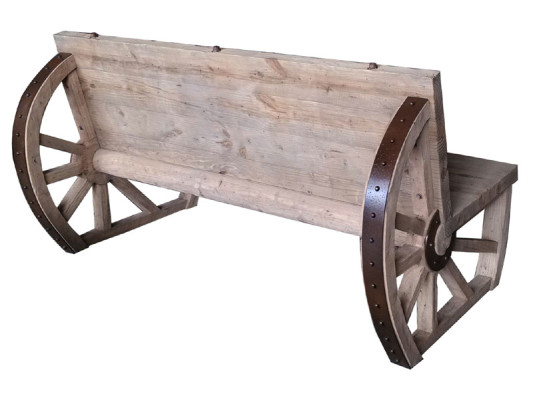 Gartenbank Holz Parkbank Massiv Sitzbank Garten Gartenmöbel 3 Sitzer Rad Möbel