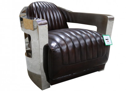 Ledersessel Sessel Aviator Clubsessel Art Deco Cocktailsessel aviator