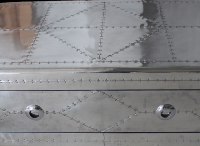 Aviator Couchtisch Vintage Flugzeug Stil Beistelltisch Wohnzimmertisch Tisch Neu