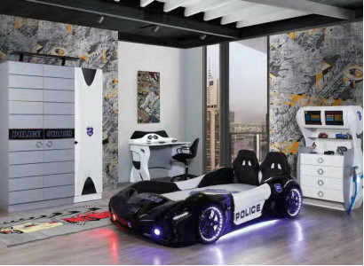 Kinder Bett Rennwagen Schlafzimmer Betten Möbel Matratze Autobett 