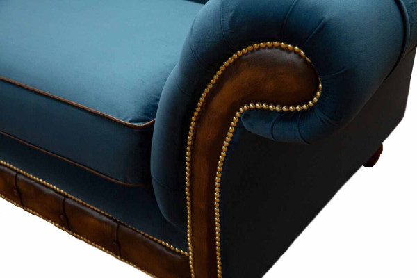 Design Dreisitzer Couch Polster Sofa Chesterfield Zimmer Möbel Sitz