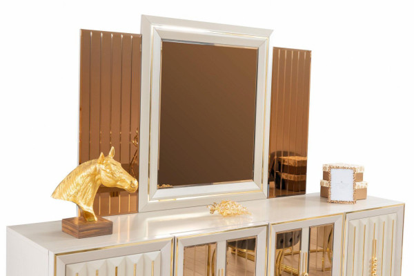 Luxus Essgruppe Essecke Esszimmermöbel Esstisch Stühle Set 9tlg Beige