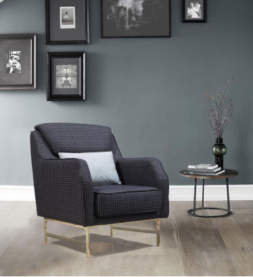 Schwarz-Weiße Couchgarnitur 3+3 Sitzer Stilvoller Einsitzer Sessel Sofas