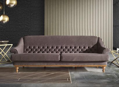 Modernes Wohnzimmer Sofa Polstercouchen Designer 3-Sitzer Textilsofas