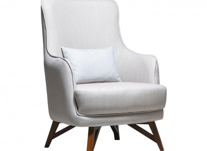 Weißer Relaxsessel Designer Moderner Wohnzimmer Armlehnen Einsitzer