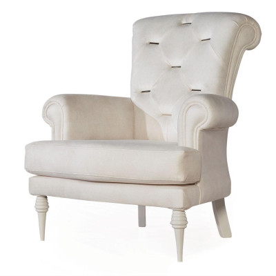 Designer Chesterfield Sessel Einsitzer Armlehnen 1-Sitzer Lounge Möbel