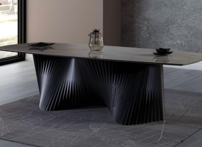 Esszimmertisch Esstisch Küchentisch Esszimmer Holz Schwarz Tisch Luxus