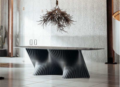 Luxus Esszimmertisch Esstisch Küchentisch Esszimmer Holz Schwarz Tisch