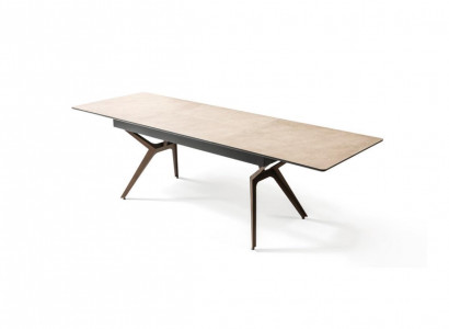 Esszimmertisch Küchentisch Ausziehbarer Design Modern Holz Grau Tisch