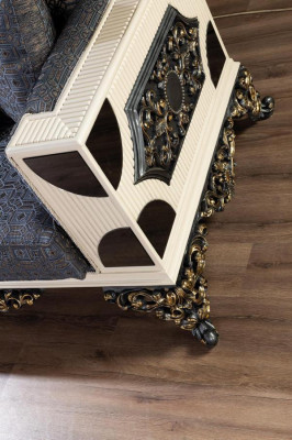 Luxus Sofa 3-Sitzer Stof Wohnzimmer Klassisch Design Sofas Polster Couchen Neu