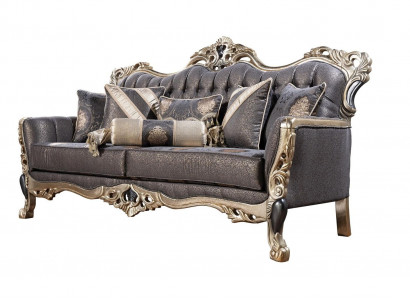 Luxus Sofa 3-Sitzer Stof Wohnzimmer Klassisch Design Sofas Polster Couchen Neu