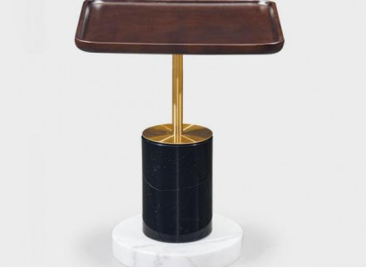 Designer Beistelltisch Couchtisch Wohnzimmer Möbel Kaffeetisch Marmor Tisch