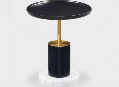 Designer Runder Kaffeetisch Luxus Beistelltische Wohnzimmer Tisch Möbel