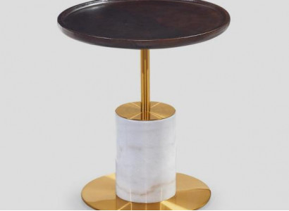 Designer Weißer Kaffeetisch Luxuriöser Beistelltisch Stilvolle Möbel Tisch