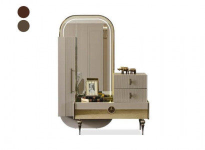 Gold Kommoden Set italienischer Stil Spiegel Möbel Edelstahl Kommode