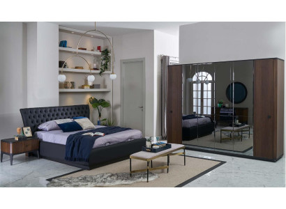 Doppelbett Komplette Bettrahmen Bett Set 4tlg Schlafzimmer Schwarz