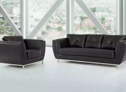 Sofagarnitur Sofa Luxus 3+1 Sessel Dreisitzer Sessel Sitzer Garnitur Modern