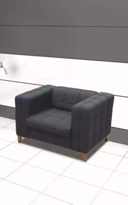 Polster Sitzgruppe Sofas Luxus Couchgarnitur Dreisitzer Sessel Textil 3+1