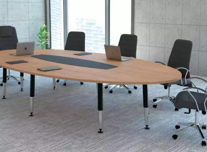Konferenztisch Designer Büro Arbeit Zimmer 220x110 Möbel Tisch Moderner