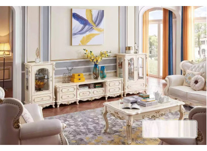 Wohnzimmer für set klassische Möbel 3tlg. Innenbereich für die Wohnung