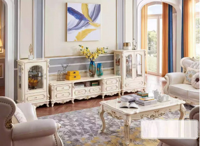 Wohnzimmer für set klassische Möbel 3tlg. Innenbereich für die Wohnung