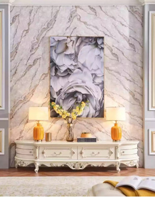 Lowboard im Wohnzimmer Neuheit für das InteriCHF klassisch weiß Möbel