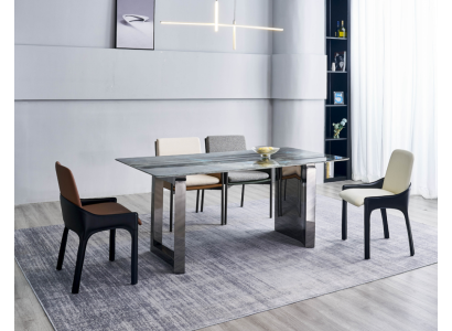 Esszimmer Designer Set 6x Stühle Esszimmergarnitur Essgruppe 7tlg Set