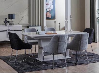 Exclusive Esszimmer Set Besteht aus 7tlg. Esstisch und 6x Stühle neu