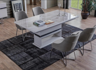 Modern Esszimmer Set Besteht aus 5tlg. Esstisch und 4x Stühle Neuheit
