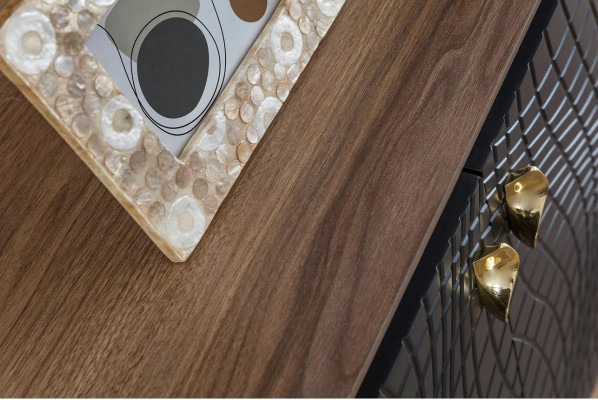 Exclusive Esszimmer Set Besteht aus 3tlg. Modern Anrichte und 2x Spiegel