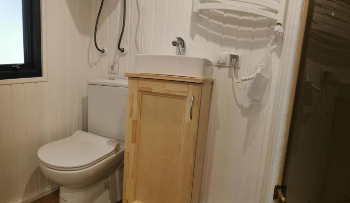 Campinghaus Gartenhaus Häuschen Holzhaus Ferienhaus Luxus 490cm Camping