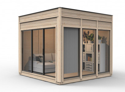 Campinghaus Garten Haus Holzhaus Ferienhaus Gartenhaus Häuschen 354x354x318