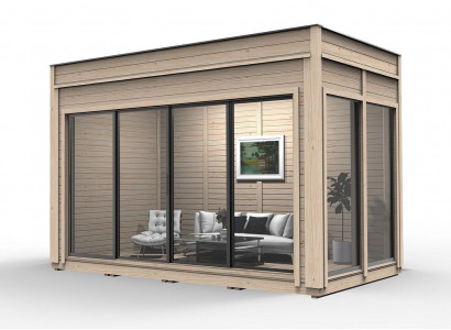 Campinghaus Holzhaus Gartenhaus Ferienhaus Luxus Holz Haus Häuschen