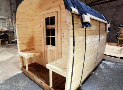 Sauna Holz Trockensauna Garten Holzsauna Outdoor Saunas 300x230x270