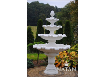 Springbrunnen Garten Teich Brunnen 218cm Steinbrunnen Gartenbrunnen Fontaine Neu