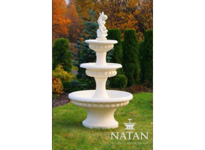 Zierbrunnen Springbrunnen 186cm Skulptur Brunnen Deko Garten Fontaine Teich Neu