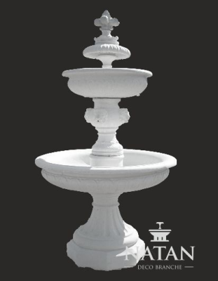 Zierbrunnen Springbrunnen Skulptur Brunnen Dekoration Garten Fontaine NEPTUN