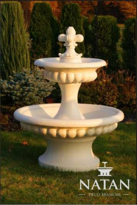 Zierbrunnen Springbrunnen 157cm Skulptur Brunnen Deko Garten Fontaine Teich Neu