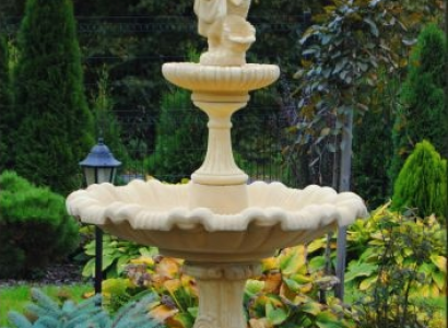 Zierbrunnen Springbrunnen Brunnen Garten Dekoration Fontaine Teich ELENA AMANDA