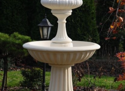 Zierbrunnen Springbrunnen Skulptur 171cm Brunnen Deko Garten Fontaine Teich Neu