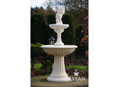 Zierbrunnen Springbrunnen Skulptur Brunnen Dekoration Garten Fontaine Neu 185cm