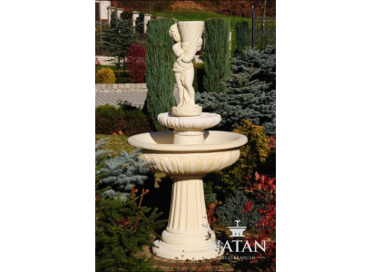 Zierbrunnen Springbrunnen Skulptur Brunnen Deko Garten Fontaine Teich Neu 174cm