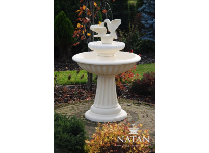 Zierbrunnen Springbrunnen 136cm Skulptur Brunnen Deko Garten Fontaine Teich Neu