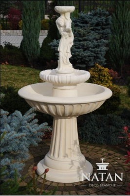 Zierbrunnen Springbrunnen Skulptur Brunnen Deko Garten Fontaine Teich Neu 162cm
